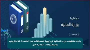 رابط منظومة وزارة المالية في ليبيا للاستفادة من الخدمات الإلكترونية والمعلومات المالية الآن